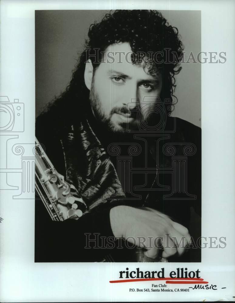 1992 Press Photo Musician Richard Elliot - Historic Images