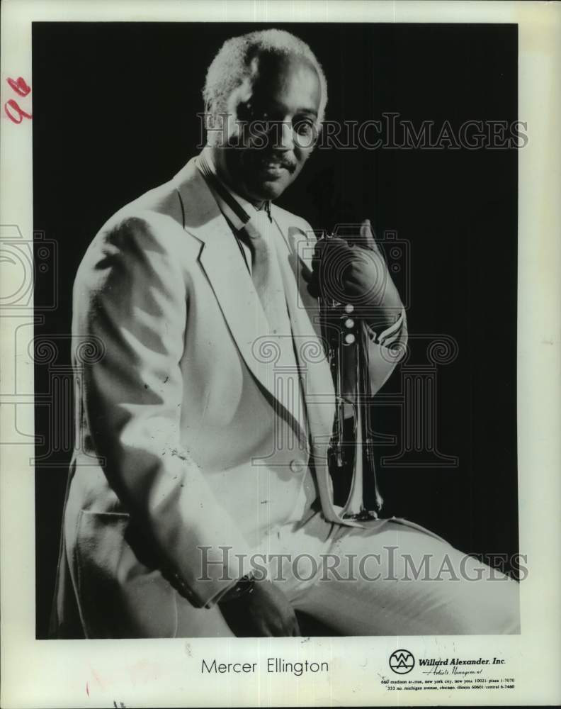 1976 Press Photo Musician Mercer Ellington - Historic Images
