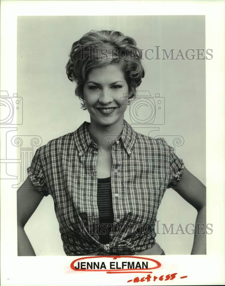 1997 Press Photo Actress Jenna Elfman - Historic Images