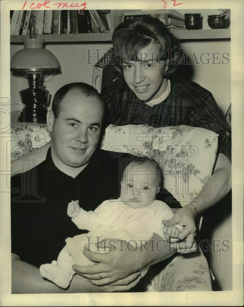 1966 Actor Tim Conway with wife Mary Ann and daughter Kelly Ann-Historic Images