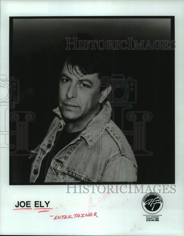 1996 Press Photo Entertainer Joe Ely - Historic Images