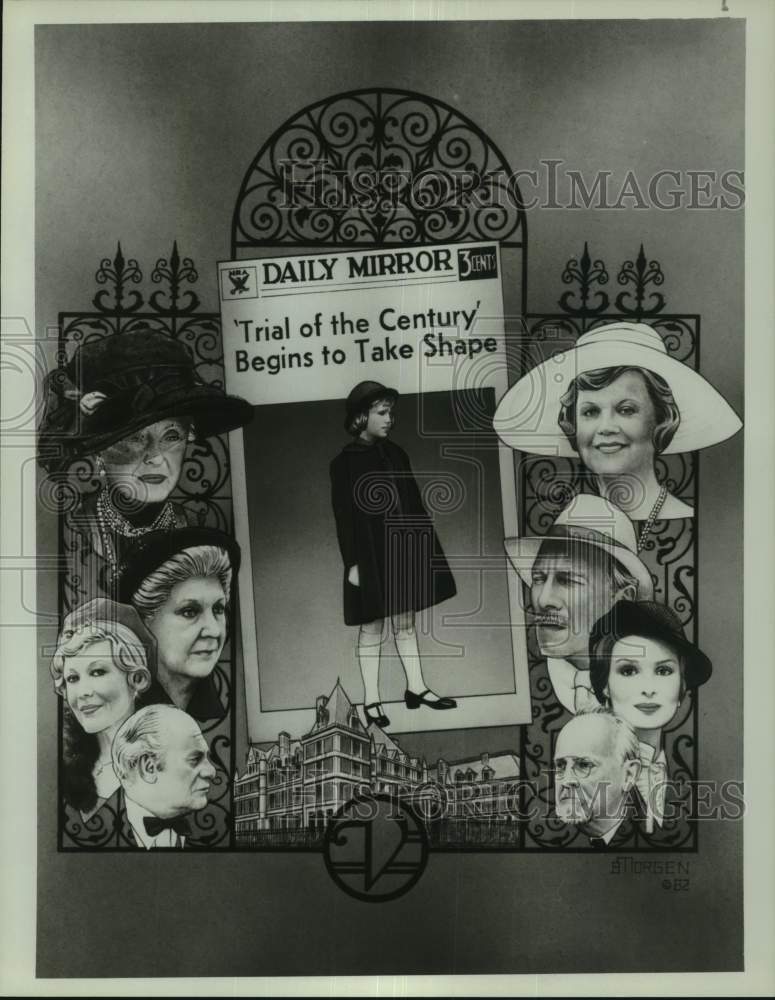 1982 Press Photo Heralded Cast to Star in "Little Gloria...Happy at Last" - Historic Images