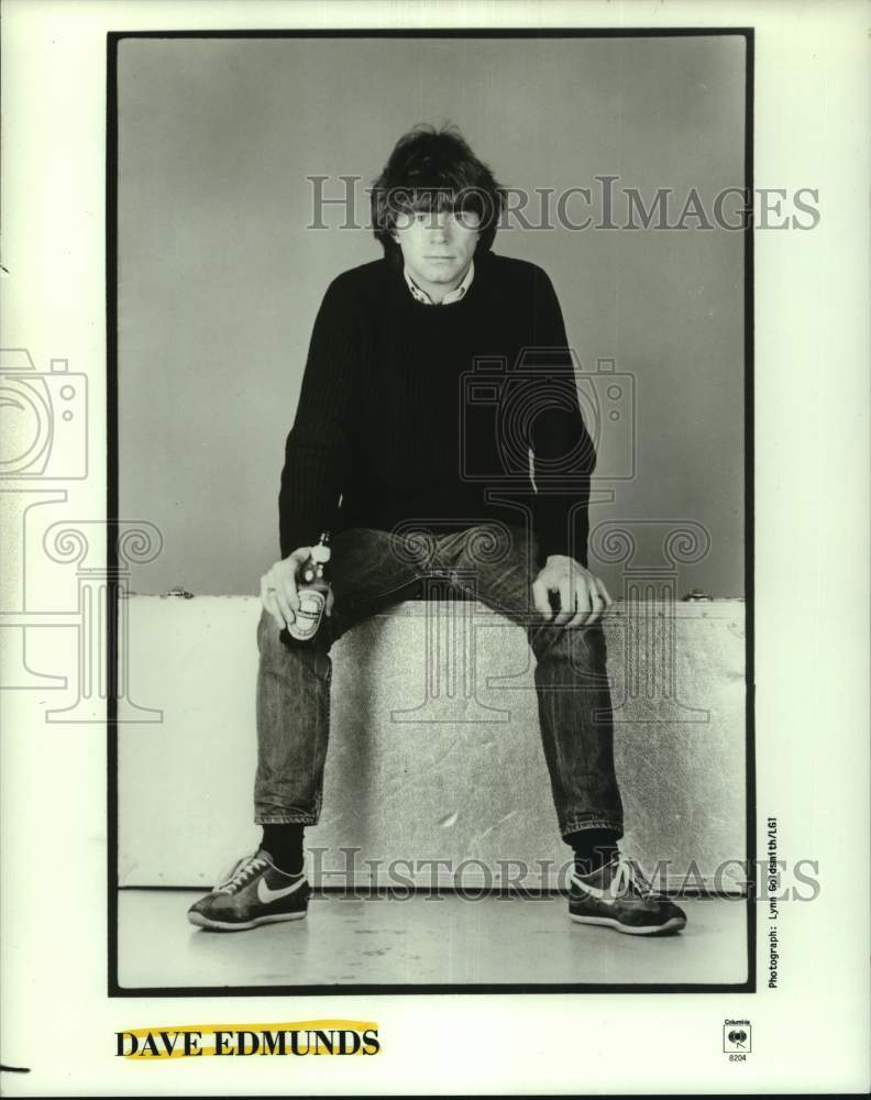 1982 Press Photo Pop musician Dave Edmunds - Historic Images