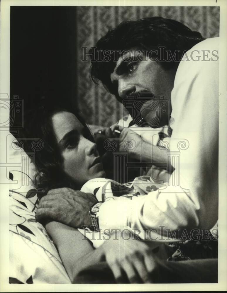 1979 Press Photo Sam Elliott and Jessica Harper in "The Innocent and the Damned" - Historic Images