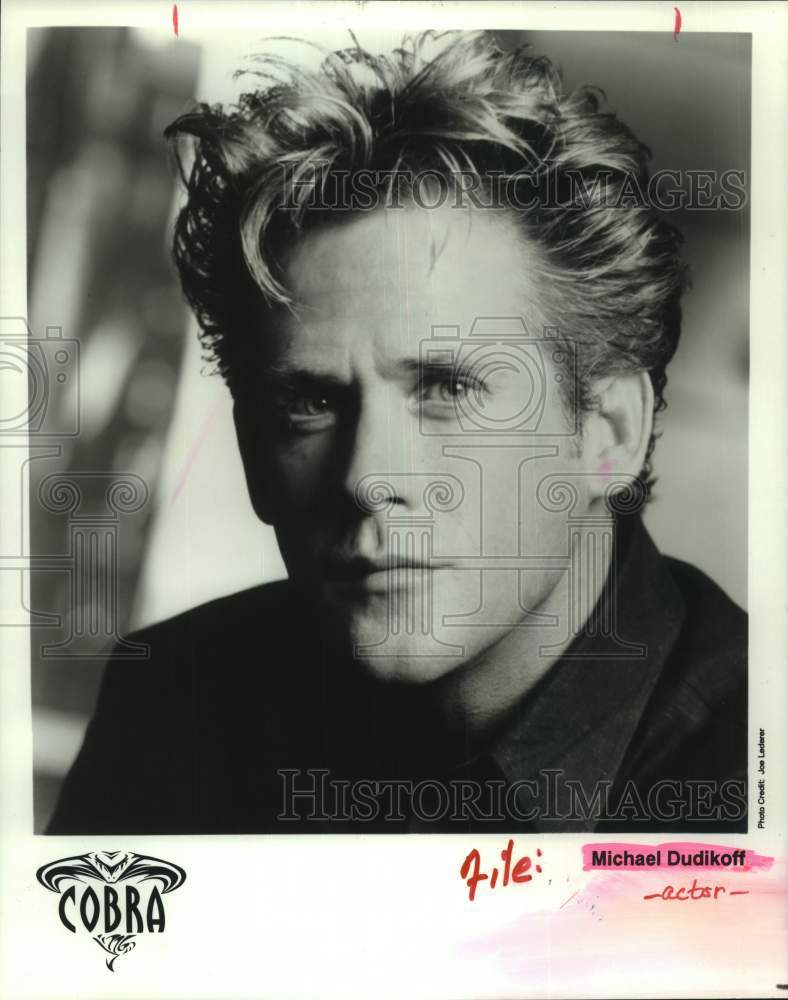 1996 Press Photo Actor Michael Dudikoff in Cobra - Historic Images