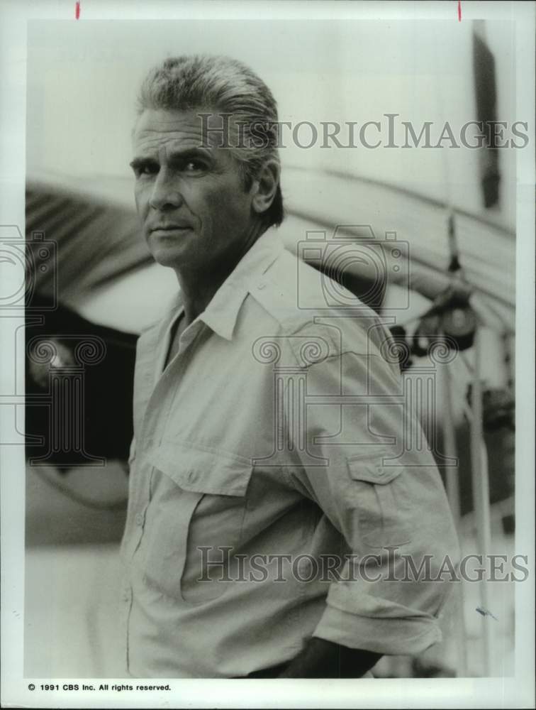 1991 Press Photo Actor James Brolin stars in "And The Sea Will Tell" - Historic Images