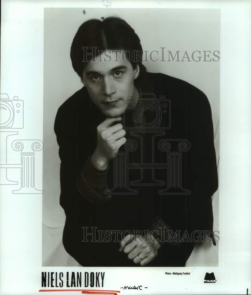 1991 Press Photo Musician Niels Lan Doky - Historic Images