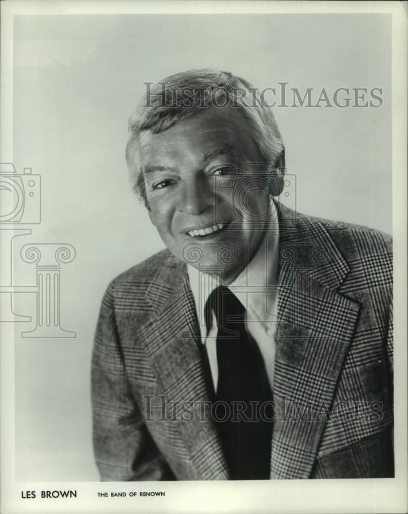 1980 Press Photo Bandleader Les Brown, &quot;The Band of Renown&quot; - Historic Images