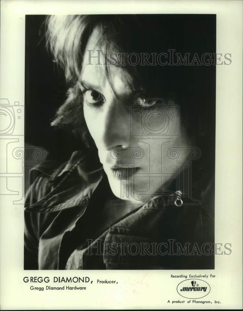 1981 Press Photo Pop musician Gregg Diamond - Historic Images