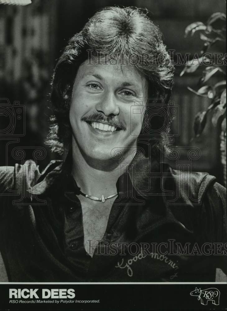 1981 Press Photo Rick Dees, Pop Musician - Historic Images