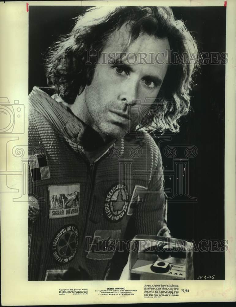 1972 Press Photo Actor Bruce Dern in "Silent Running" - Historic Images