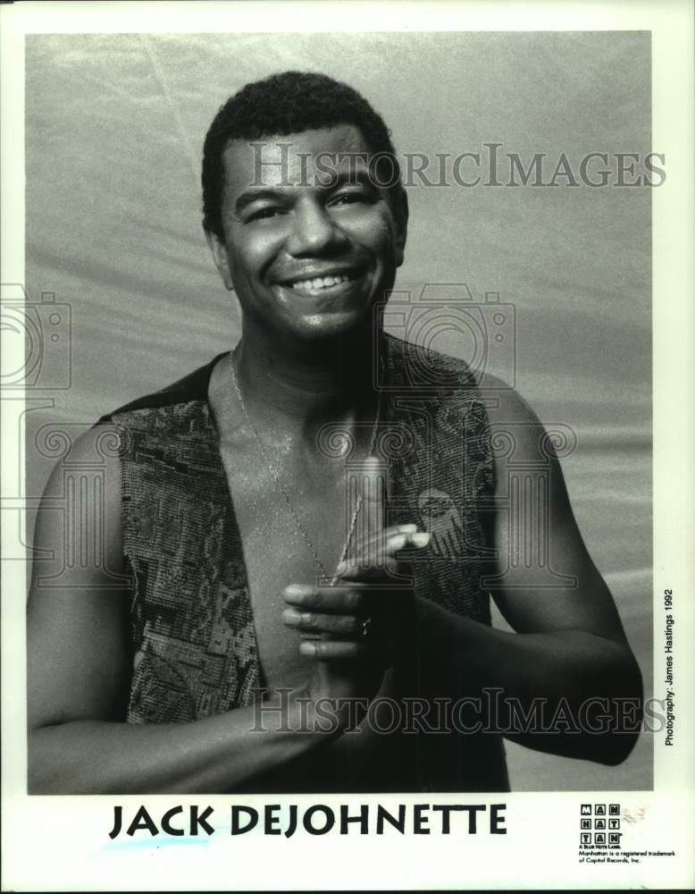 1992 Press Photo Jazz Musician Jack DeJohnette - Historic Images