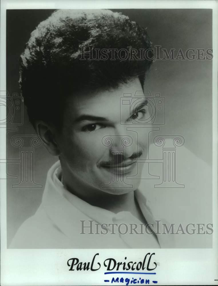 1986 Press Photo Magician Paul Driscoll - Historic Images