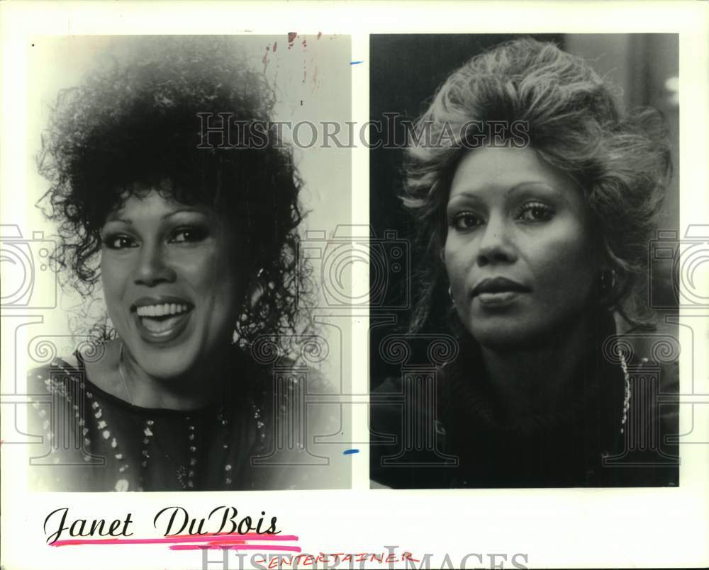 1994 Press Photo Entertainer Janet DuBois - Historic Images