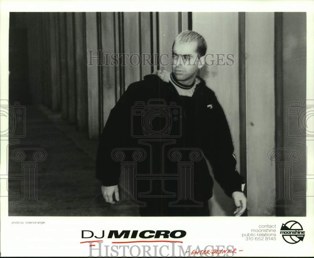 1998 Press Photo Entertainer DJ Micro - Historic Images