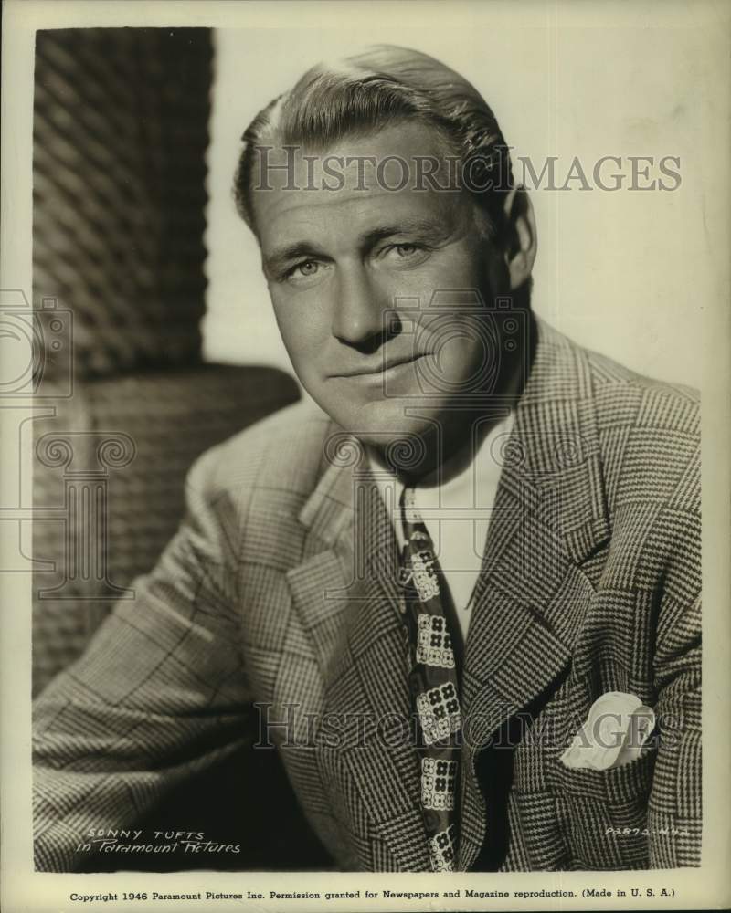 1946 Press Photo Actor Sonny Tufts - Historic Images