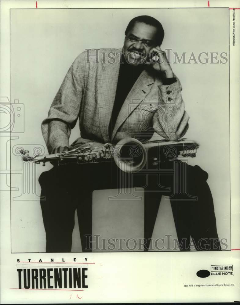 1989 Press Photo Musician Stanley Turrentine - Historic Images