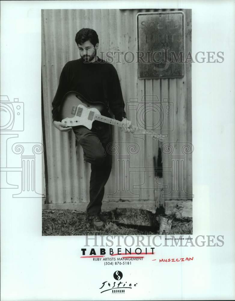 1995 Press Photo Musician Tab Benoit - Historic Images