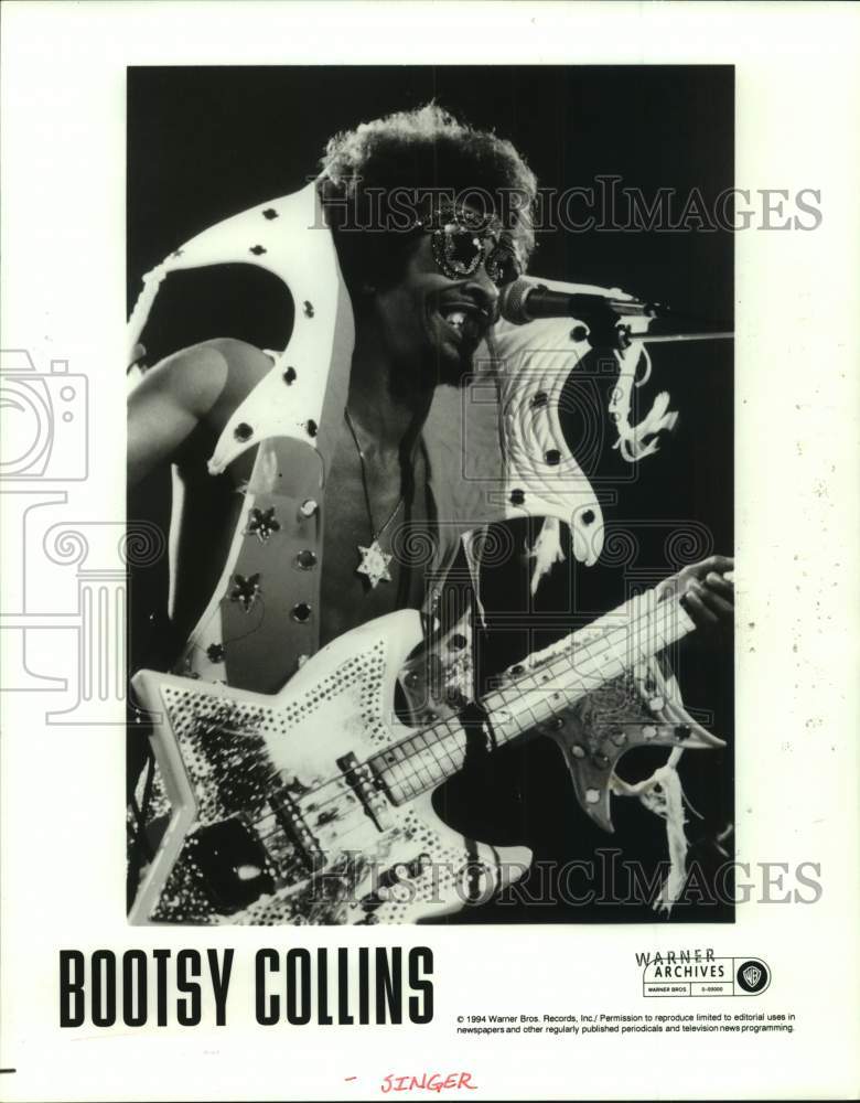 1994 Press Photo Singer Bootsy Collins - Historic Images