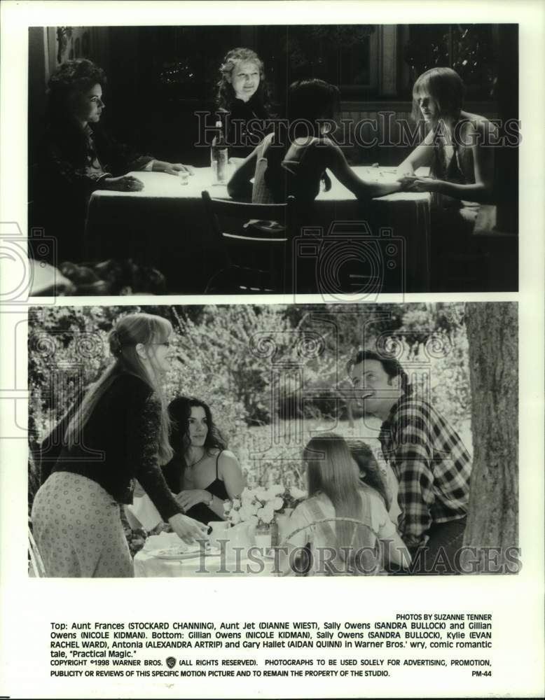 1998 Press Photo Scenes From "Practical Magic", From Warner Brothers - Historic Images