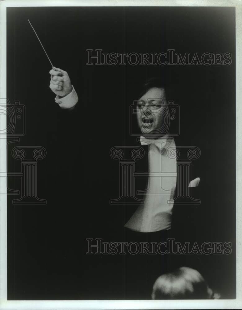 1994 Press Photo Conductor Philippe Entremont of the Houston Symphony - Historic Images