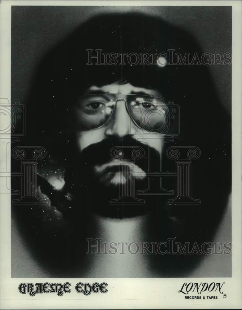 1981 Press Photo Musician Graeme Edge - Historic Images