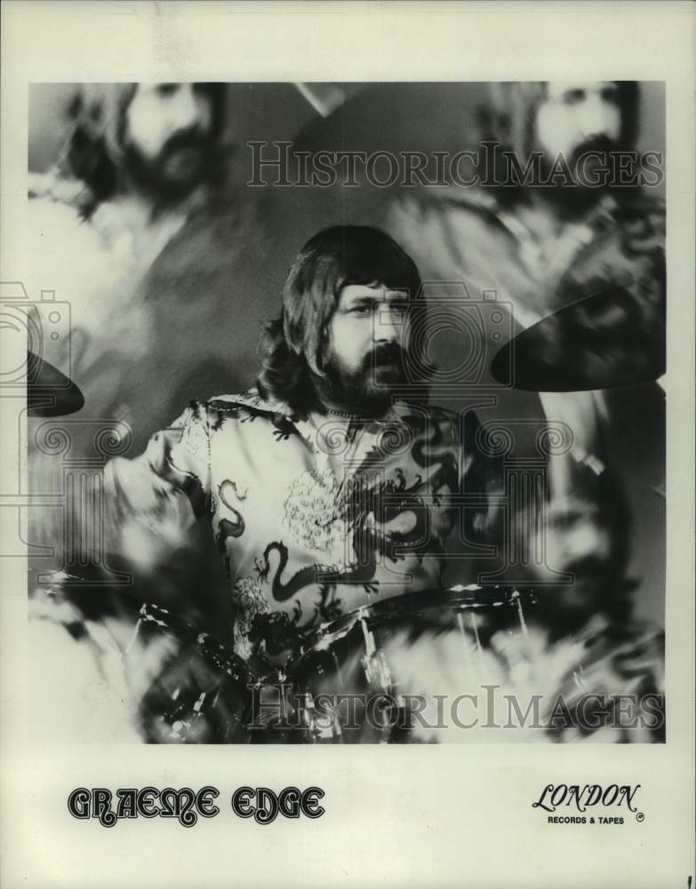 1981 Press Photo Musician Graeme Edge - Historic Images