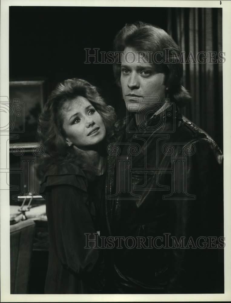 1982 Press Photo Nancy Frangione and Chris Rich in &quot;Another World&quot; - Historic Images