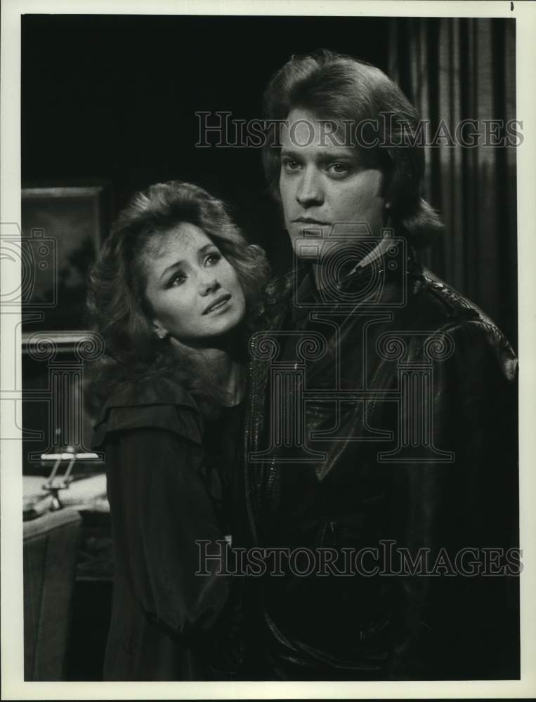 1982 Press Photo Nancy Frangione and Chris Rich in "Another World" - Historic Images