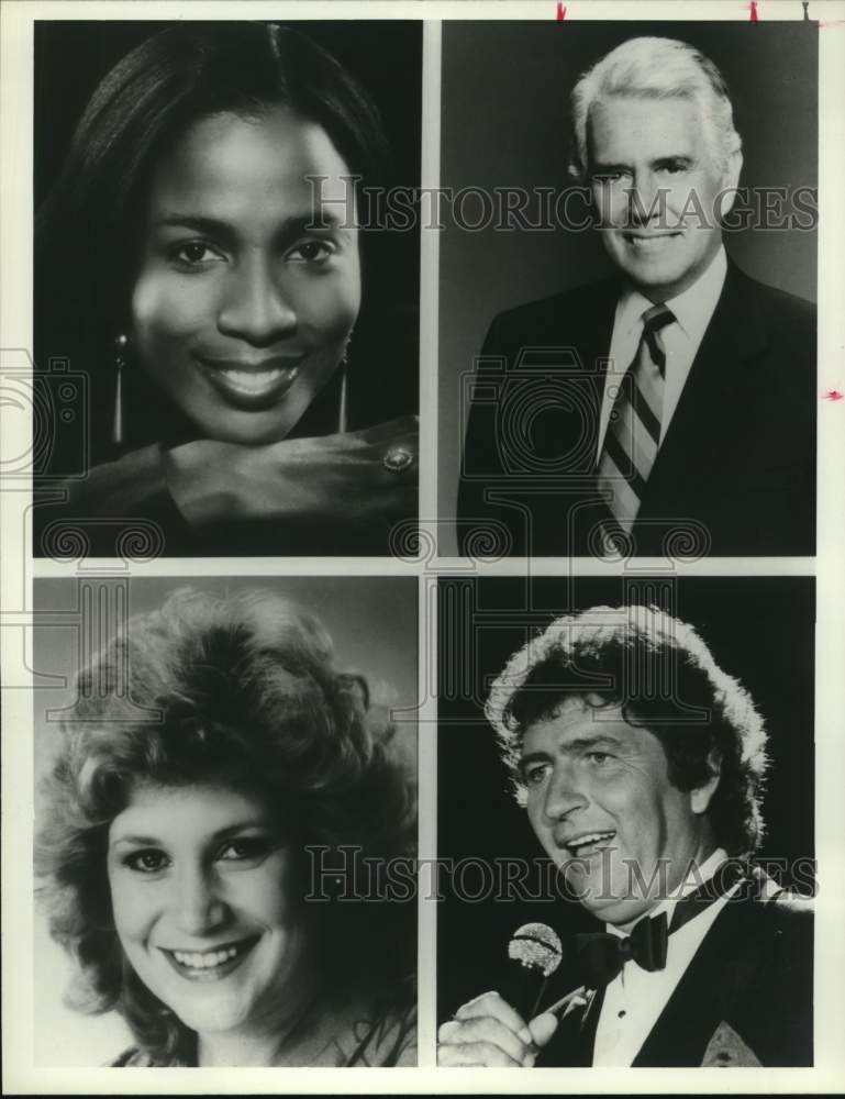 1986 Press Photo Stars of NBC&#39;s Fifth Annual &quot;Christmas in Washington&quot; - Historic Images