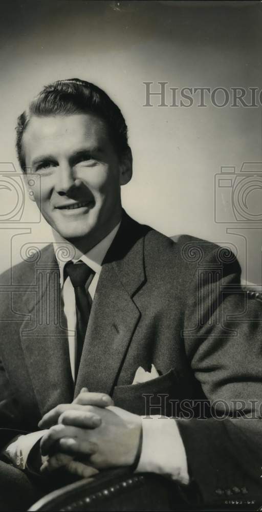 1958 Press Photo Actor Steve Forrest stars in "Bedevilled" - Historic Images