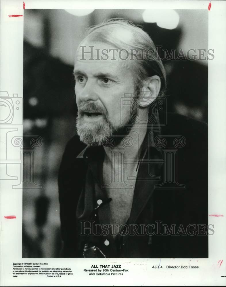 1979 Press Photo Movie director Bob Fosse appears on the set of &quot;All That Jazz&quot; - Historic Images