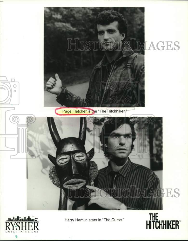 1997 Page Fletcher in &quot;The Hitchhiker&quot; &amp; Harry Hamlin in &quot;The Curse&quot; - Historic Images