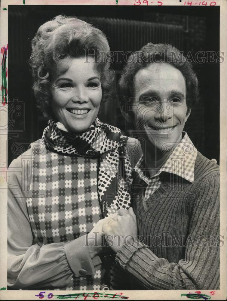 1977 Press Photo Nanette Fabray, Joel Grey in &quot;George M!&quot; on NBC Television - Historic Images