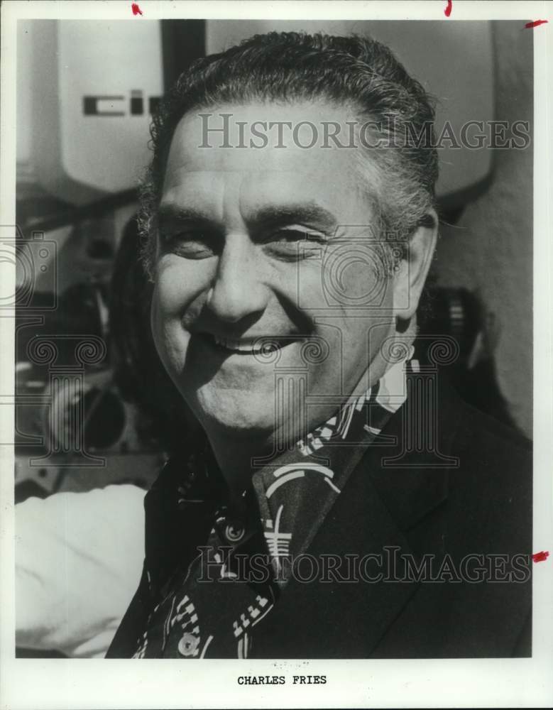 1979 Press Photo Charles Fries, Television Producer - Historic Images