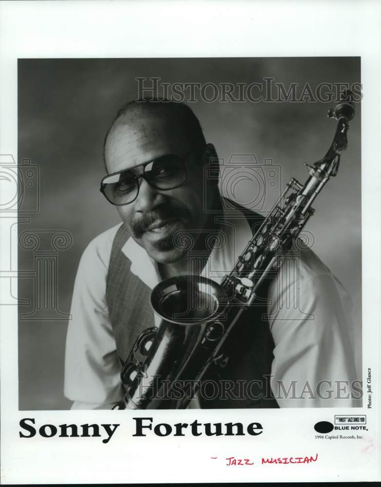 1994 Press Photo Jazz musician Sonny Fortune - Historic Images