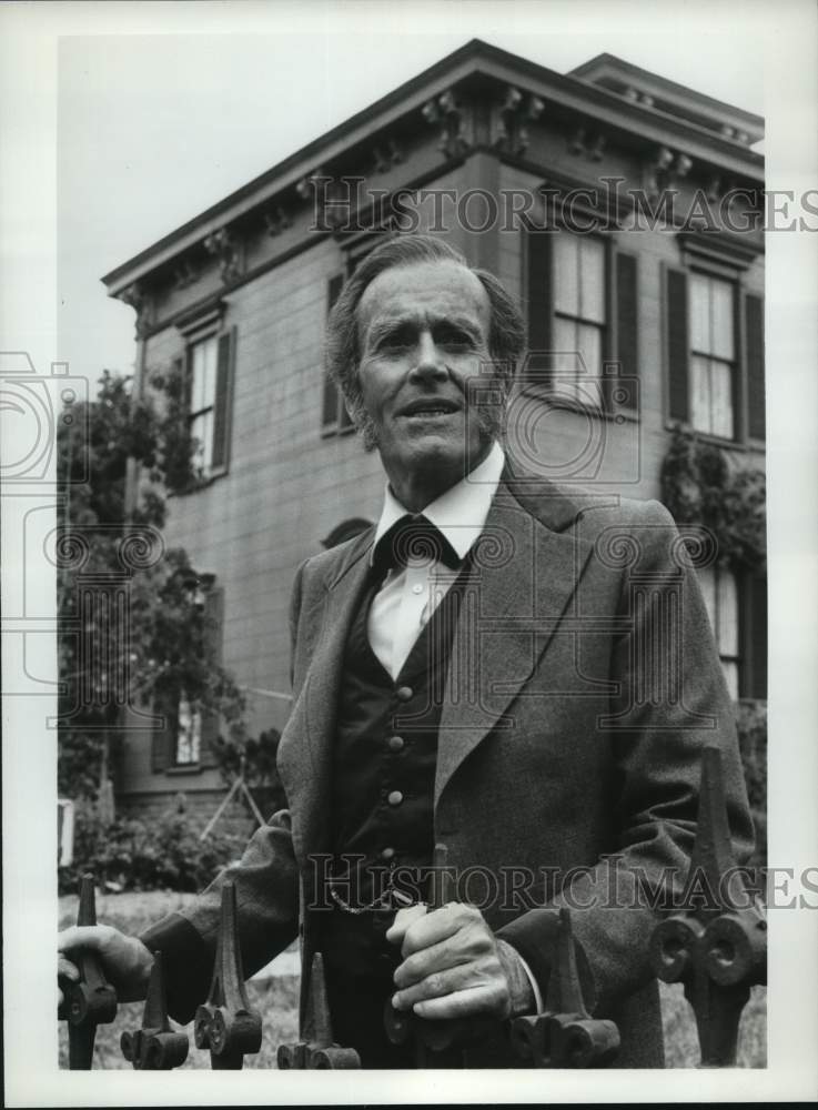 1979 Press Photo Actor Henry Fonda in &quot;Roots: The Next Generations&quot; - Historic Images