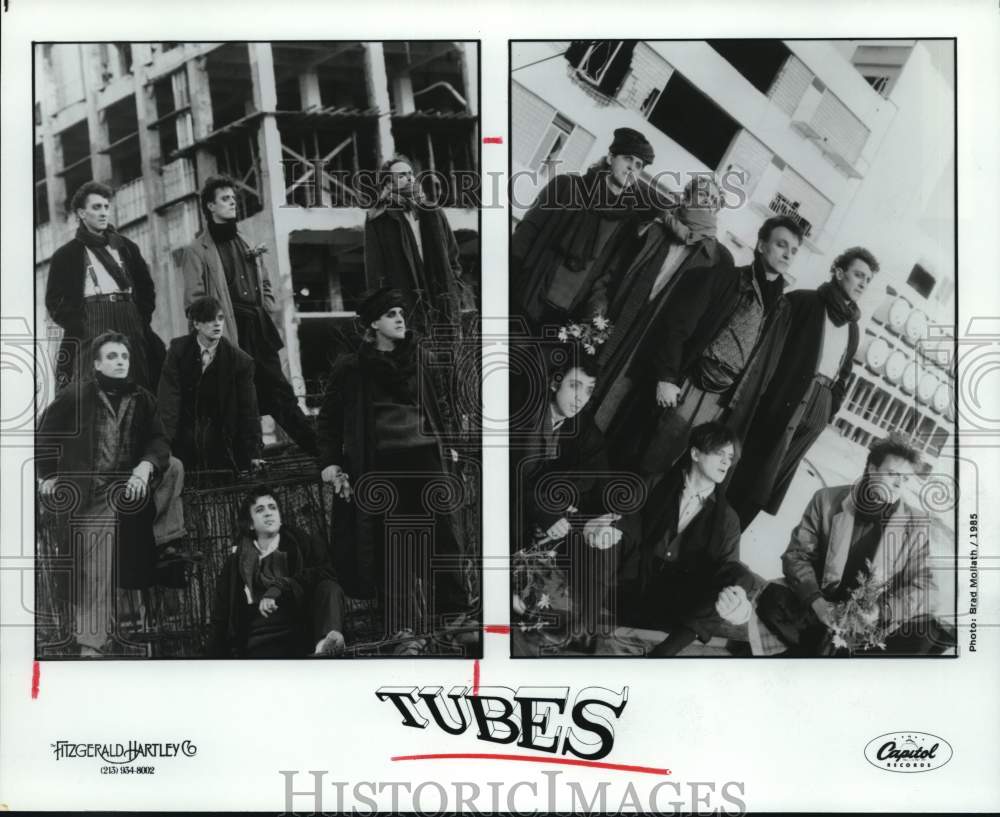 1985 Press Photo Musical group The Tubes - Historic Images