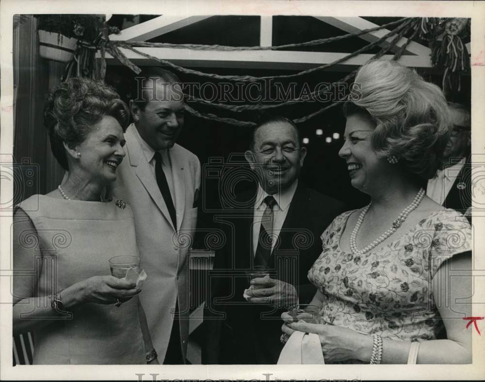 1966 Conductor Jan Garber and Joan Lyons at the Sponsors Club-Historic Images