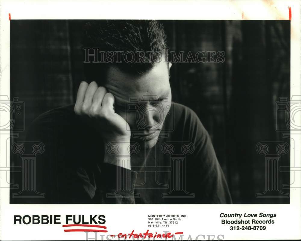 1997 Press Photo Entertainer Robbie Fulks. - Historic Images