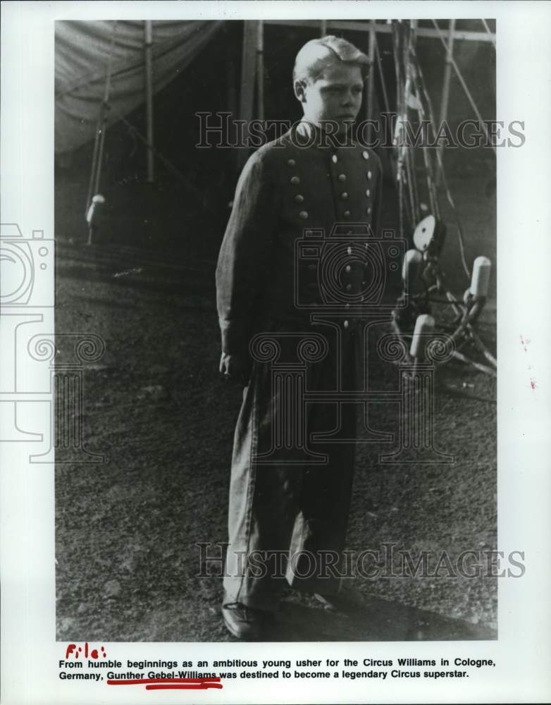 1990 Press Photo Gunther Gebel-Williams in Cologne, Germany Circus - Historic Images