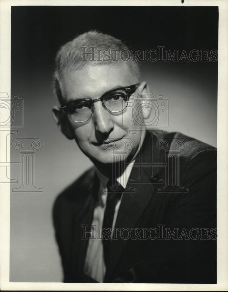 1968 President of NBC News, Reuven Fank - Historic Images