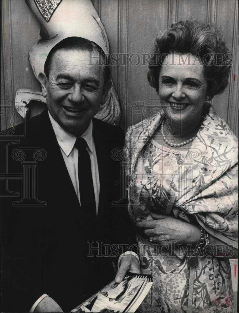 1964 Maestro Jan Garber and wife Dorothy, Las Vegas, Nevada.-Historic Images