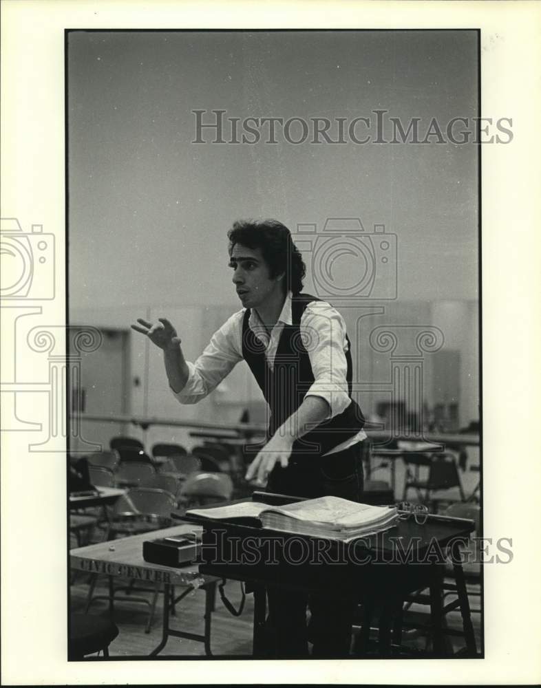 1981 Conductor Hal France. - Historic Images