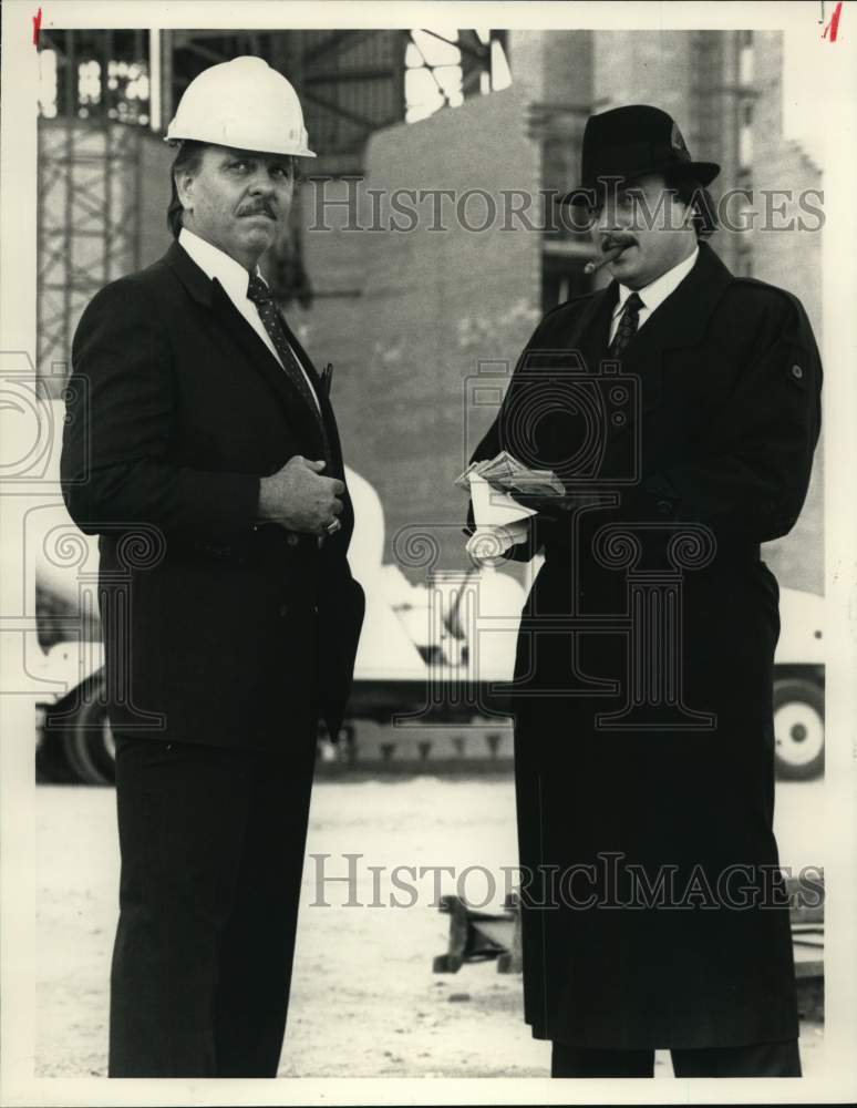 1990 Press Photo Scene from Nasty Boys Fire and Ice on NBC-TV. - Historic Images