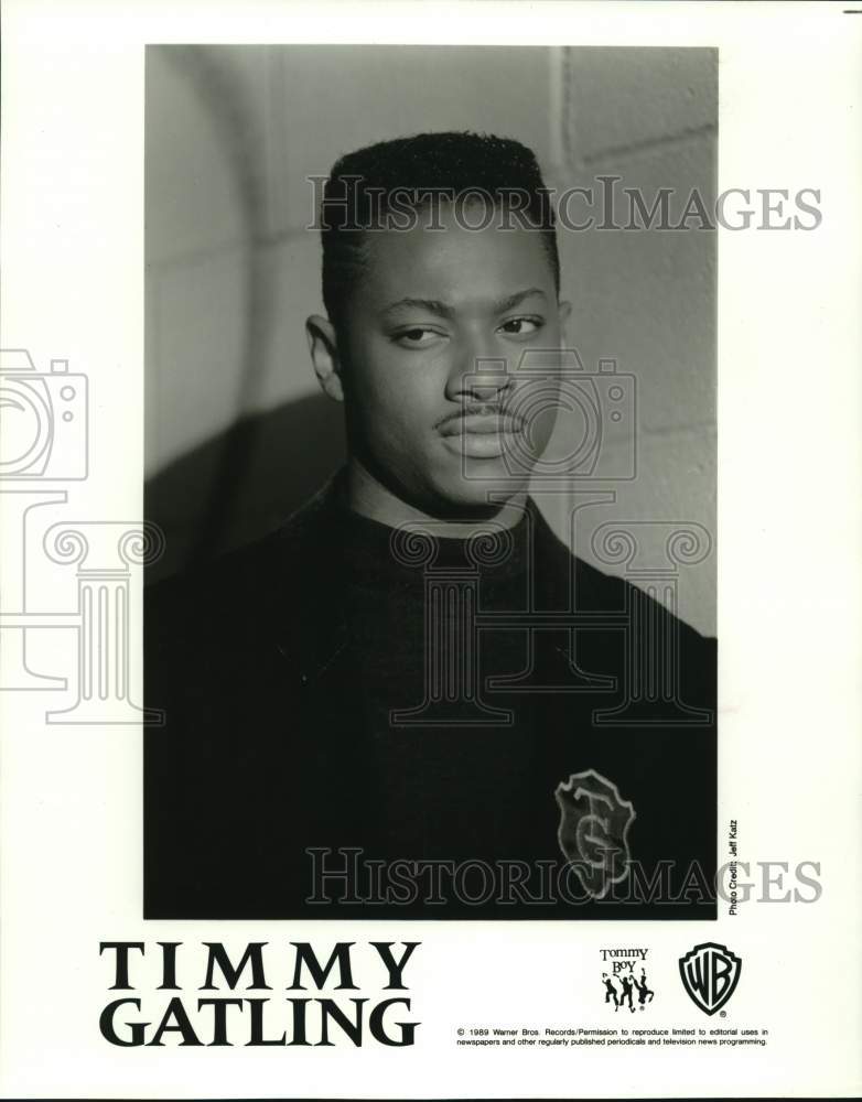 1989 Press Photo Musician Timmy Gatling. - Historic Images