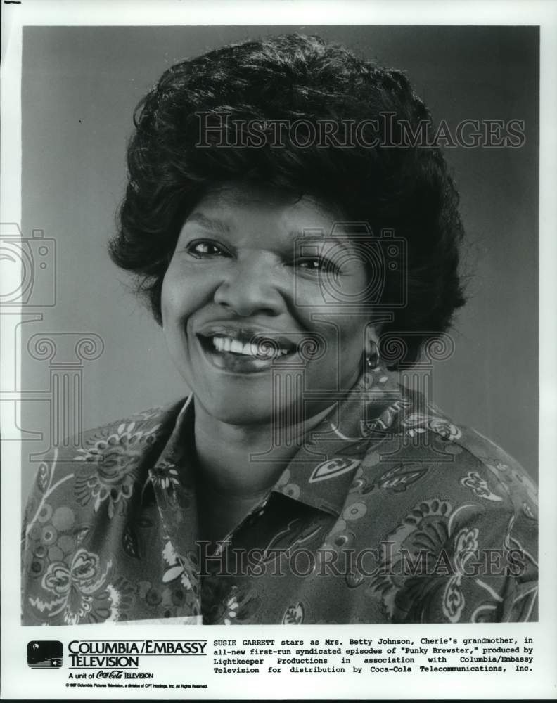 1987 Press Photo Susie Garrett in "Punky Brewster" - Historic Images