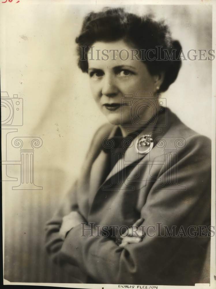 1951 Press Photo Columnist Doris Fleeson - Historic Images
