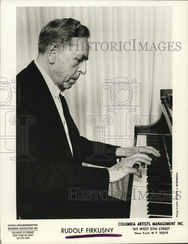 1988 Press Photo Musician Rudolf Firkusny - Historic Images