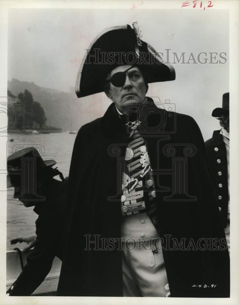 1973 Press Photo Actor Peter Finch starring in The Nelson Affair. - Historic Images